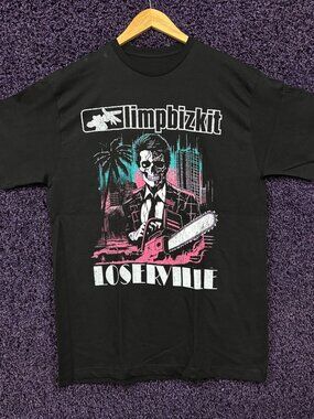 Limp Bizkit Loserville European Tour Poster Band T-Shirt L